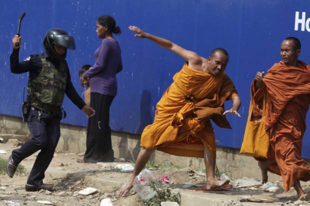 Cracking Hitting Monks