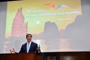 John Kerry Attends a Reception in Honor of the 20th Anniversary of U.S.–Vietnam Trade Relations Image Credit: Flickr/ U.S. Department of State