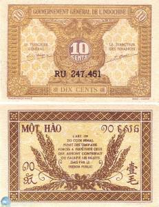 Indochina Money 10 Sen