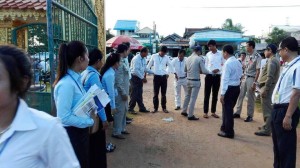 Scene view of Cambodia Students during Exam 2015 - photo courtesy of MoEYs facebooke page.
